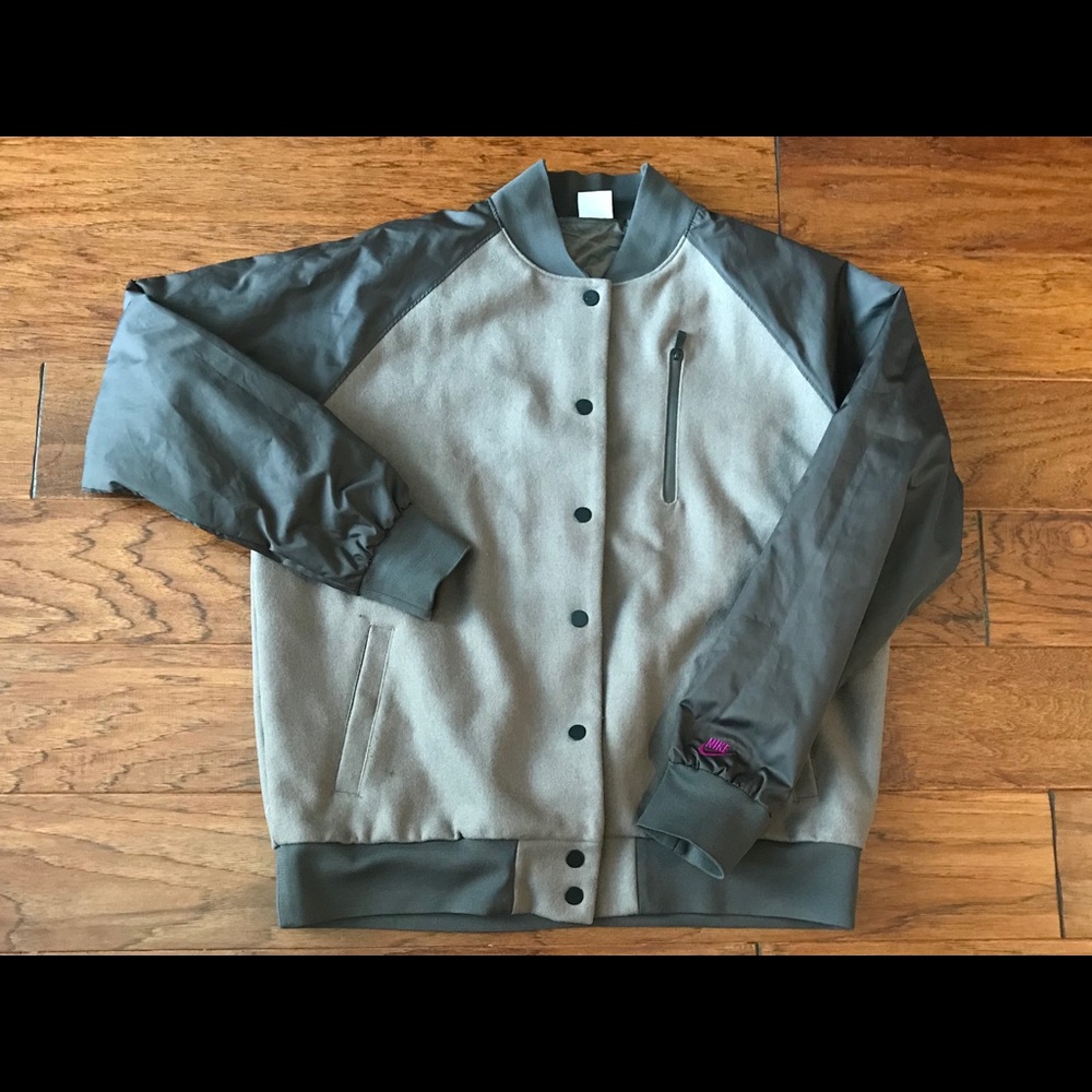 Nike Destroyer Varsity Wool Baseball Jacket Sz XL